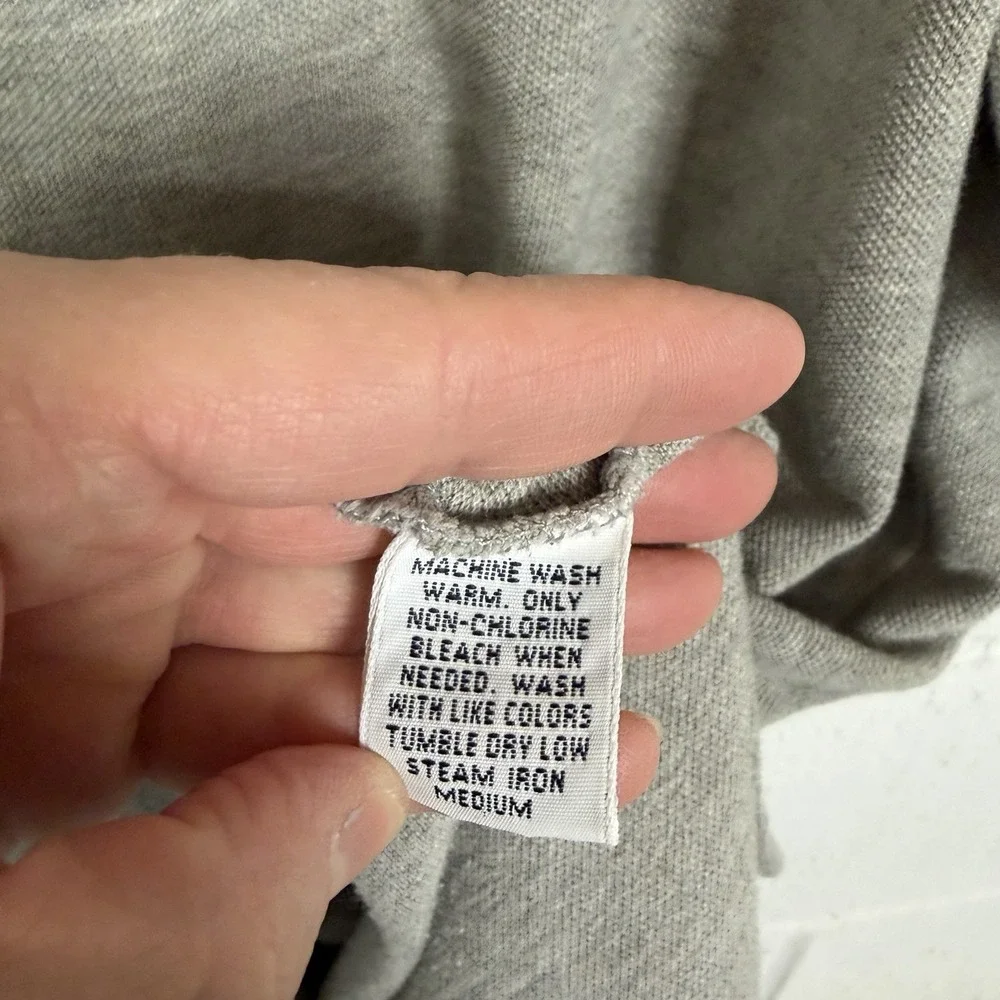 Polo Ralph Lauren Men's Polo Shirt Gray Blue Pony Logo‎ Preppy Old Money SZ XL